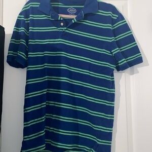 St Johns Bay Performance Striped Polo